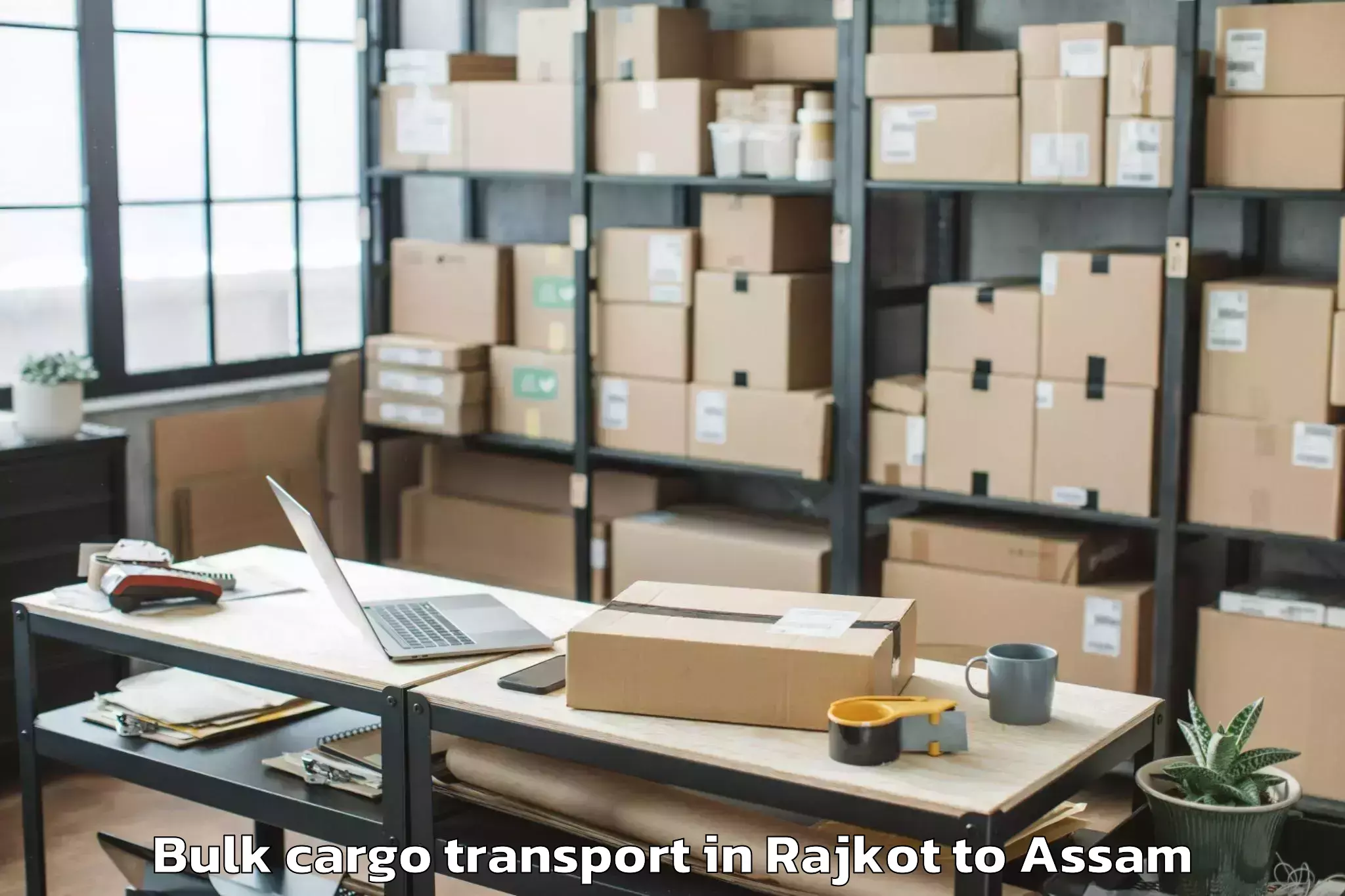 Book Rajkot to Bongkhar Bulk Cargo Transport